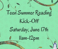 Teen Summer Reading Kick-Off
