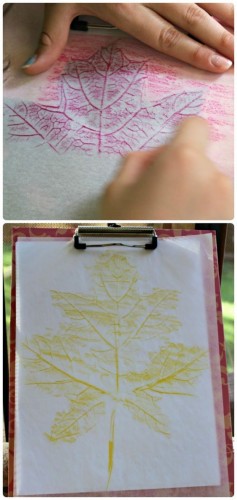 Crafternoons - Leaf Rubbings!