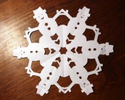 Crafternoons - Cut Paper Snowflakes!