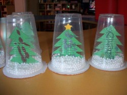 Crafternoons - Plastic Cup Snow Globes!
