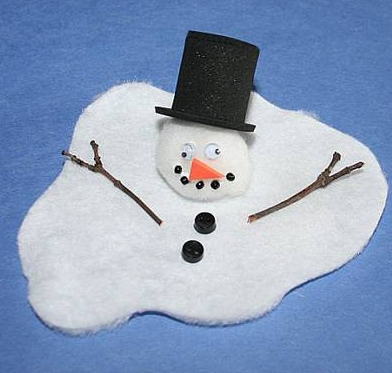 Crafternoons - Melting Felt Snowmen!
